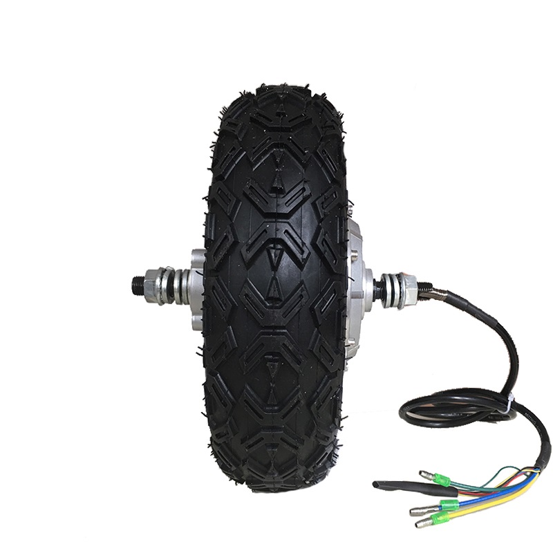 10 Inch 250w-800w Brushless Gearless 24v 36V 48v 35-50km/h Hub Motor For Electric Scooter BLDC Direct Drive