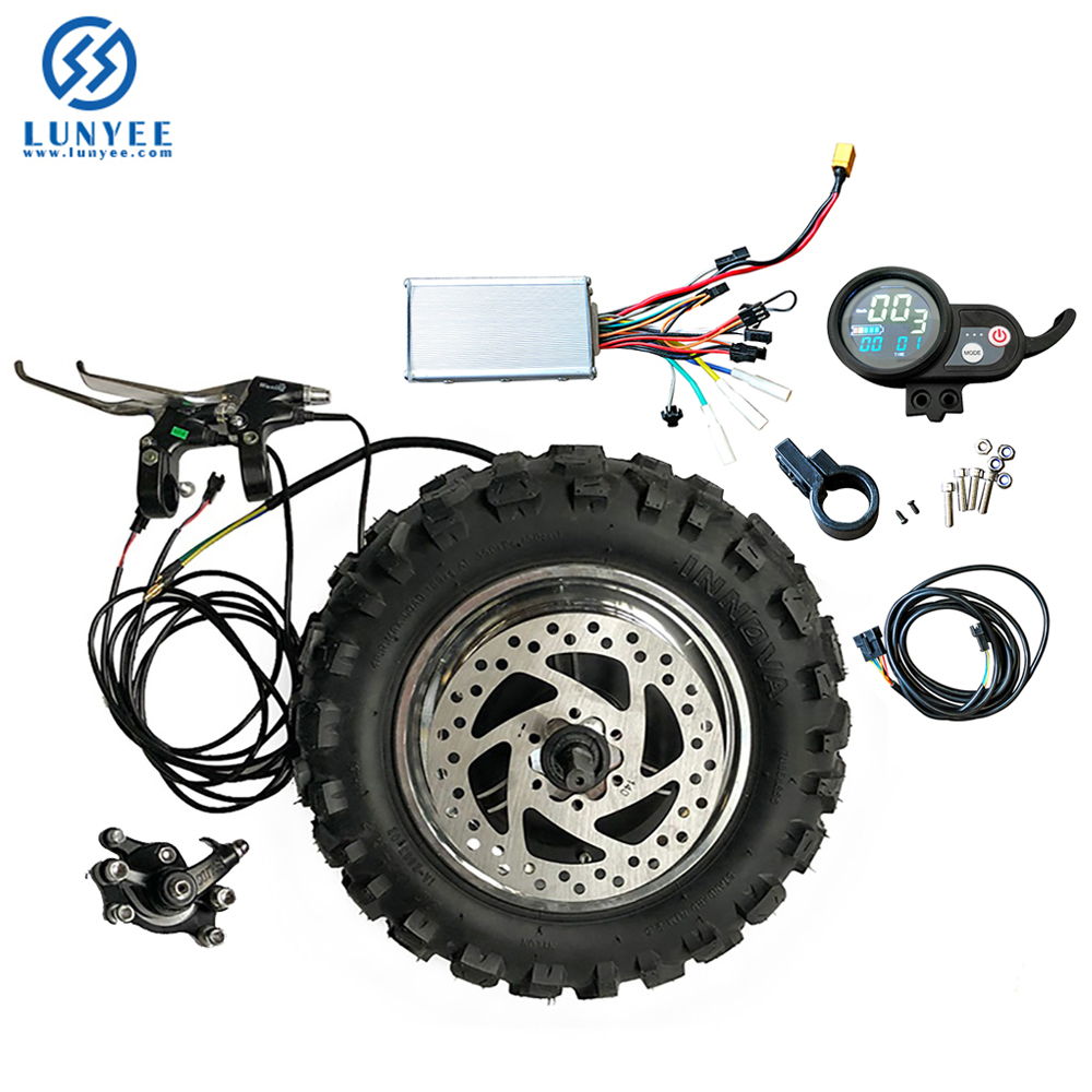 wheel motor 10Inch 11inch 36v 48v 500w 600w 800w with tire hub motor kit for ebik