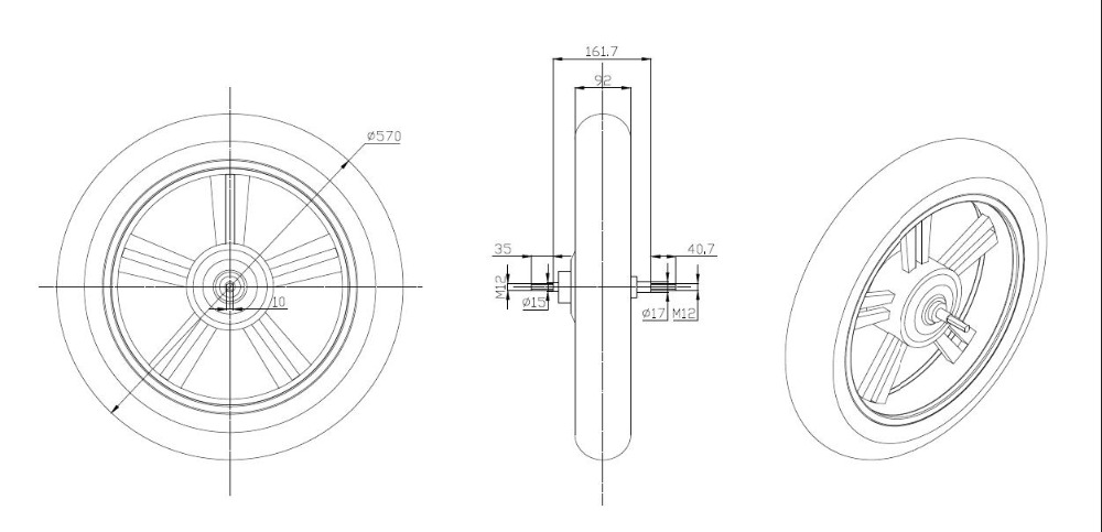 20inch Brushless Geared Factory 20 Rear Wheel DC Hub Motor for Ebike Bike Electric