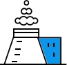 a small water cooling tower icon