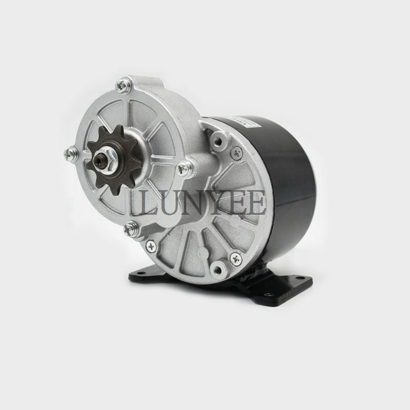 pully gear shaft type MY1016 24v 36v 250w 350w dc geared motor electric motors for vehicles