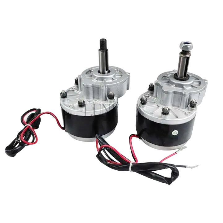 pully gear shaft type MY1016 24v 36v 250w 350w dc geared motor electric motors for vehicles